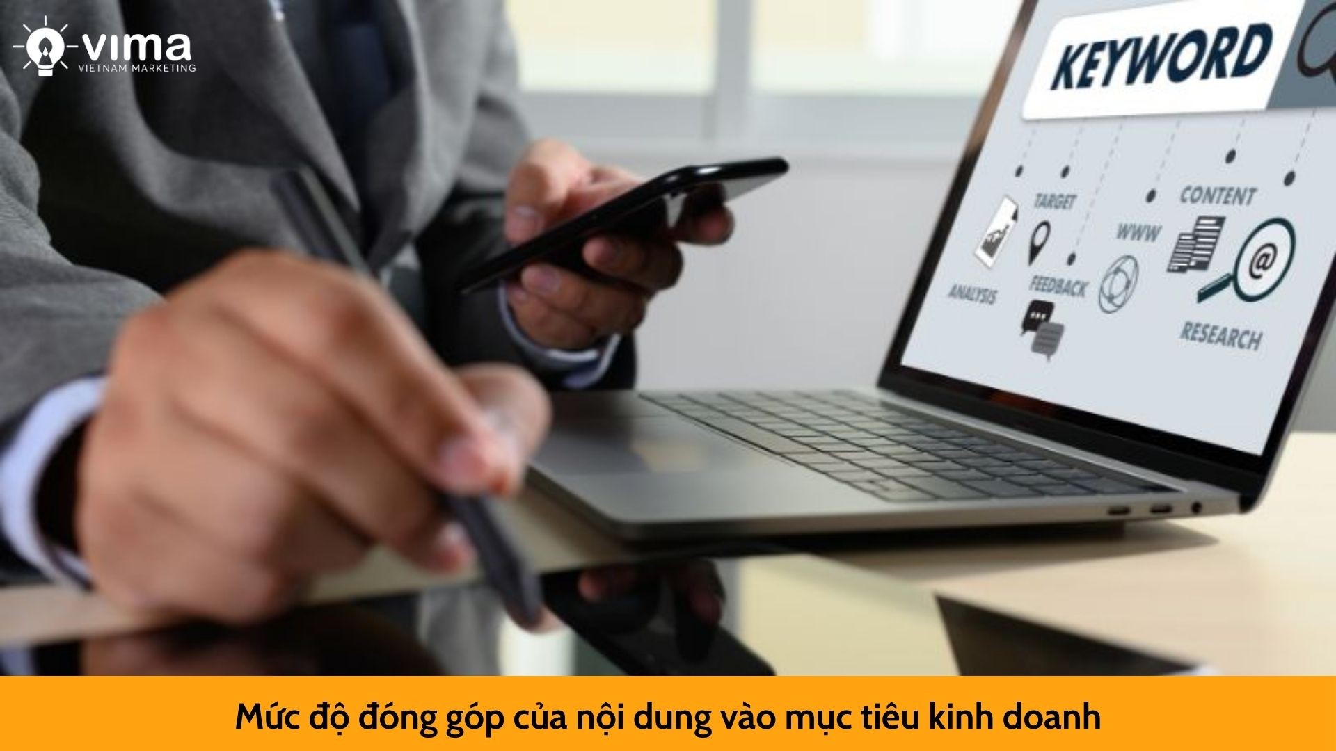 Mức độ đóng góp của nội dung vào mục tiêu kinh doanh